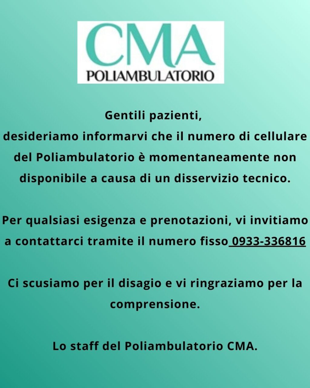 Instagram post from cma_poliambulatorio. This post is in position 1.